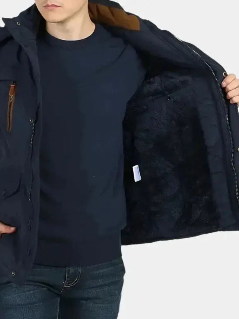 Finley & Family Military-Style Hooded Jacket