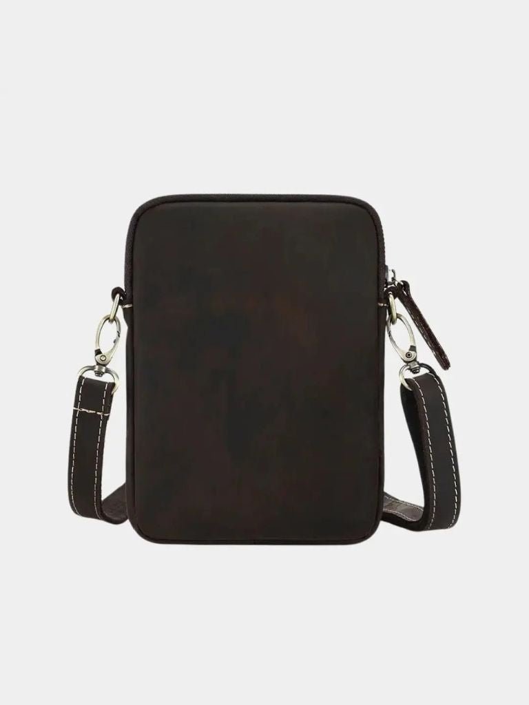 Finley & Family Minimalist Leather Crossbody Bag