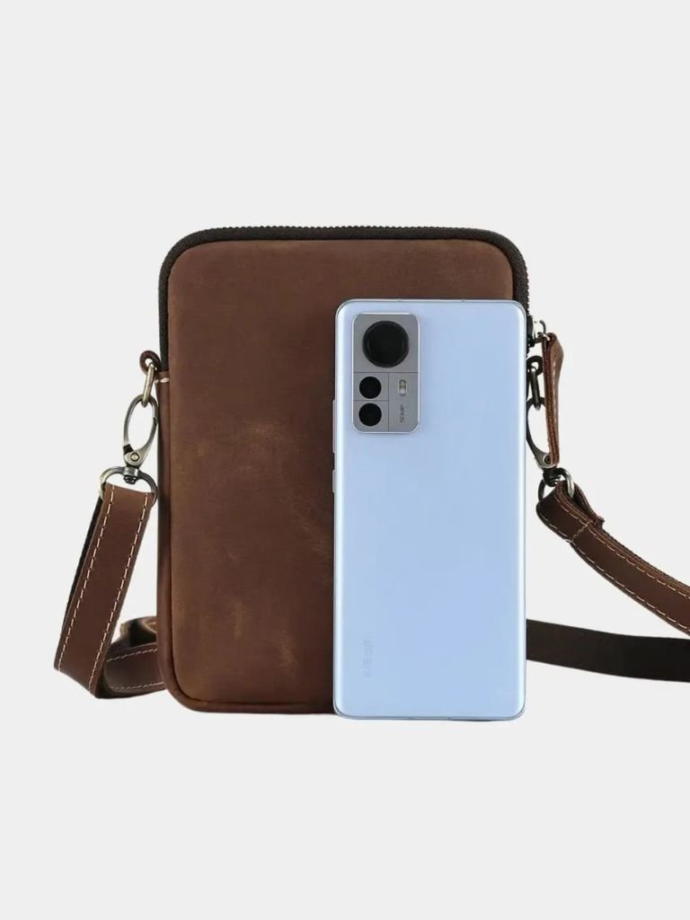 Finley & Family Minimalist Leather Crossbody Bag