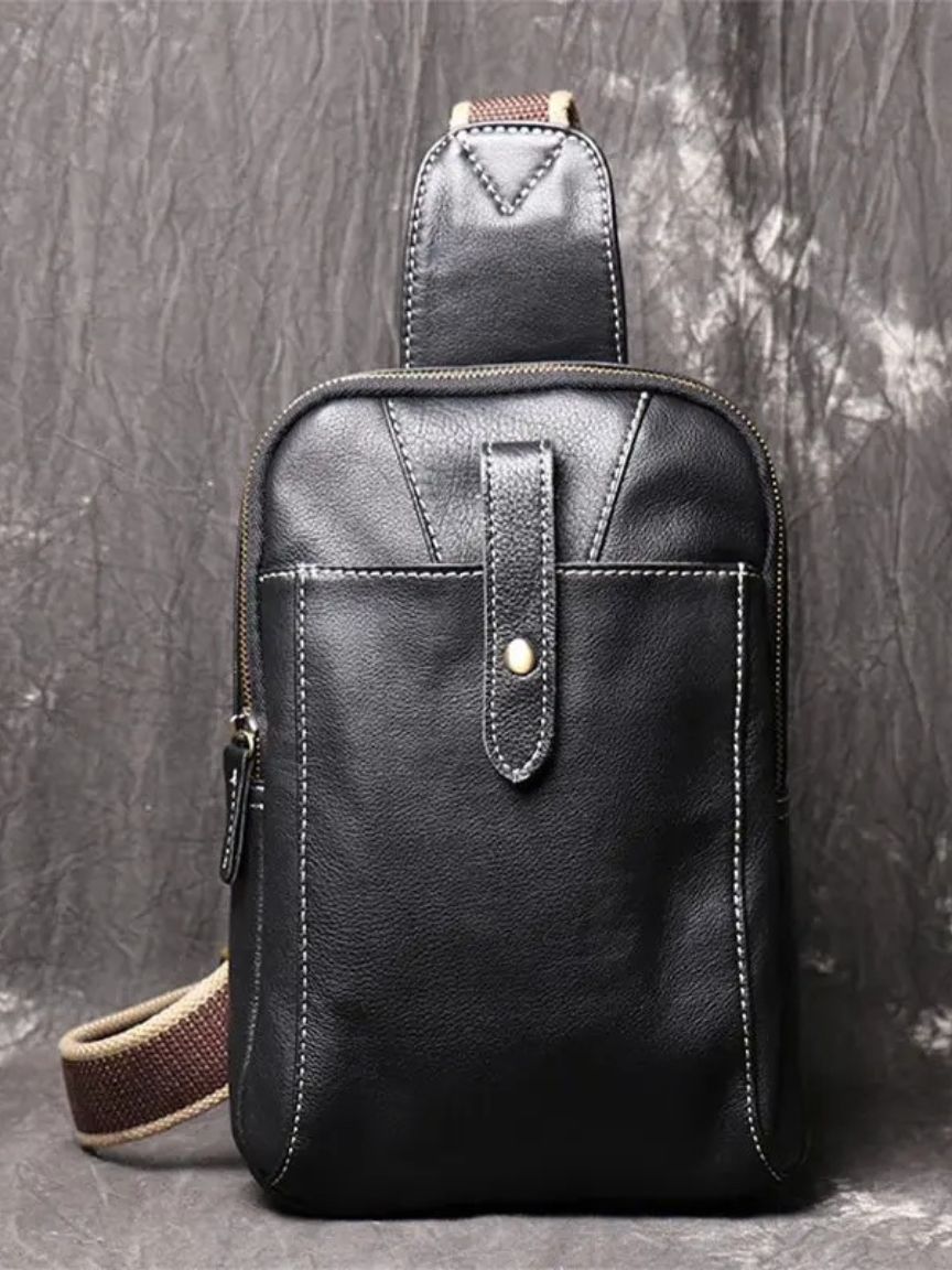 Finley & Family Minimalist Leather Shoulder Bag