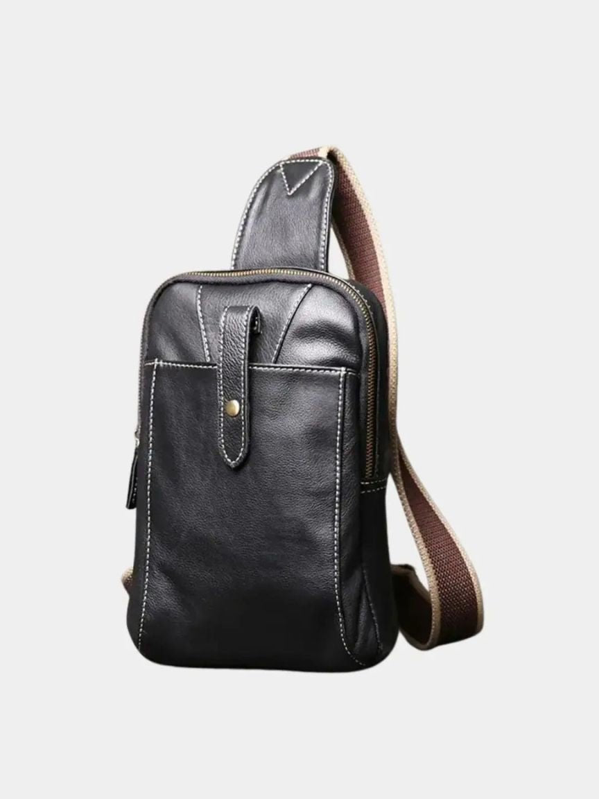 Finley & Family Minimalist Leather Shoulder Bag