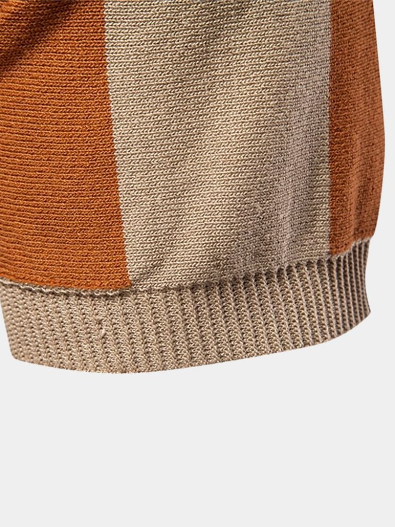 Navy Striped Polo - Finley & Family