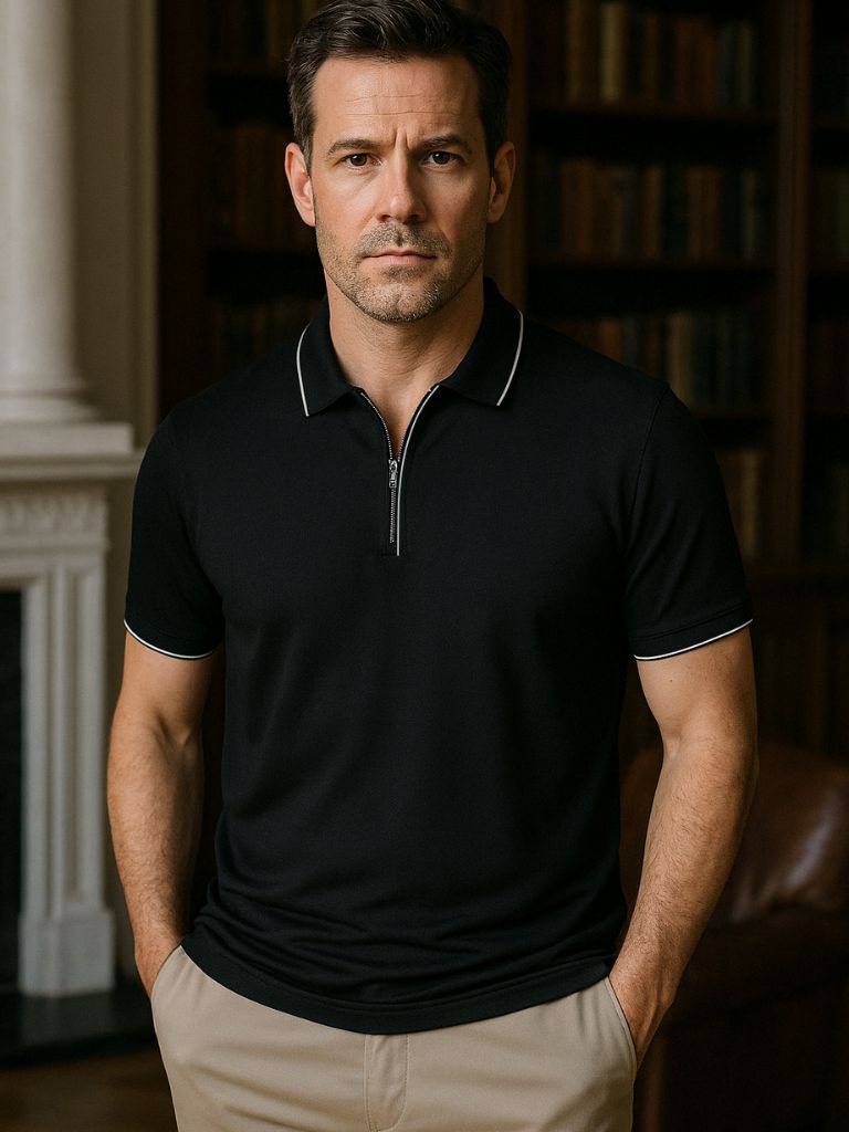 Midnight Oxford Polo - Finley & Family