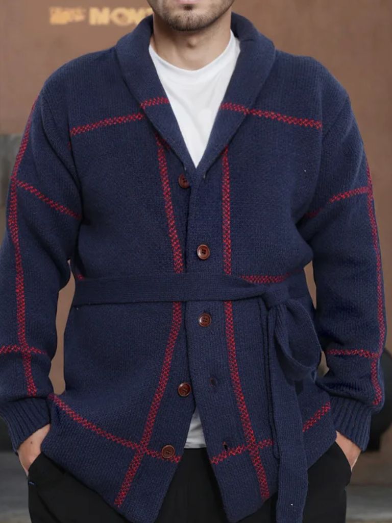 Finley & Family Rome Knit Coat with Belt