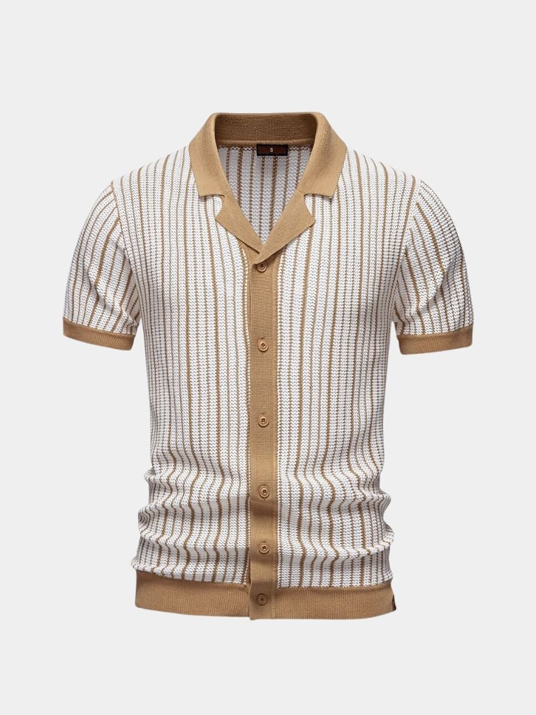 Striped Knit Polo - Finley & Family