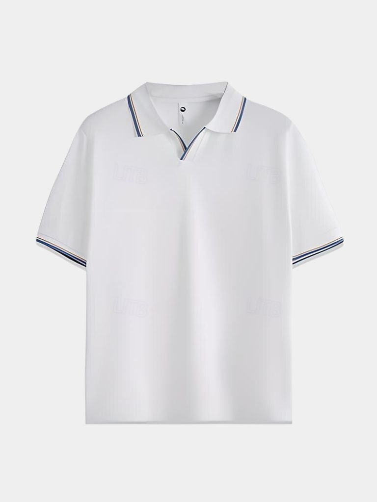 Timeless Black V-Neck Polo - Finley & Family