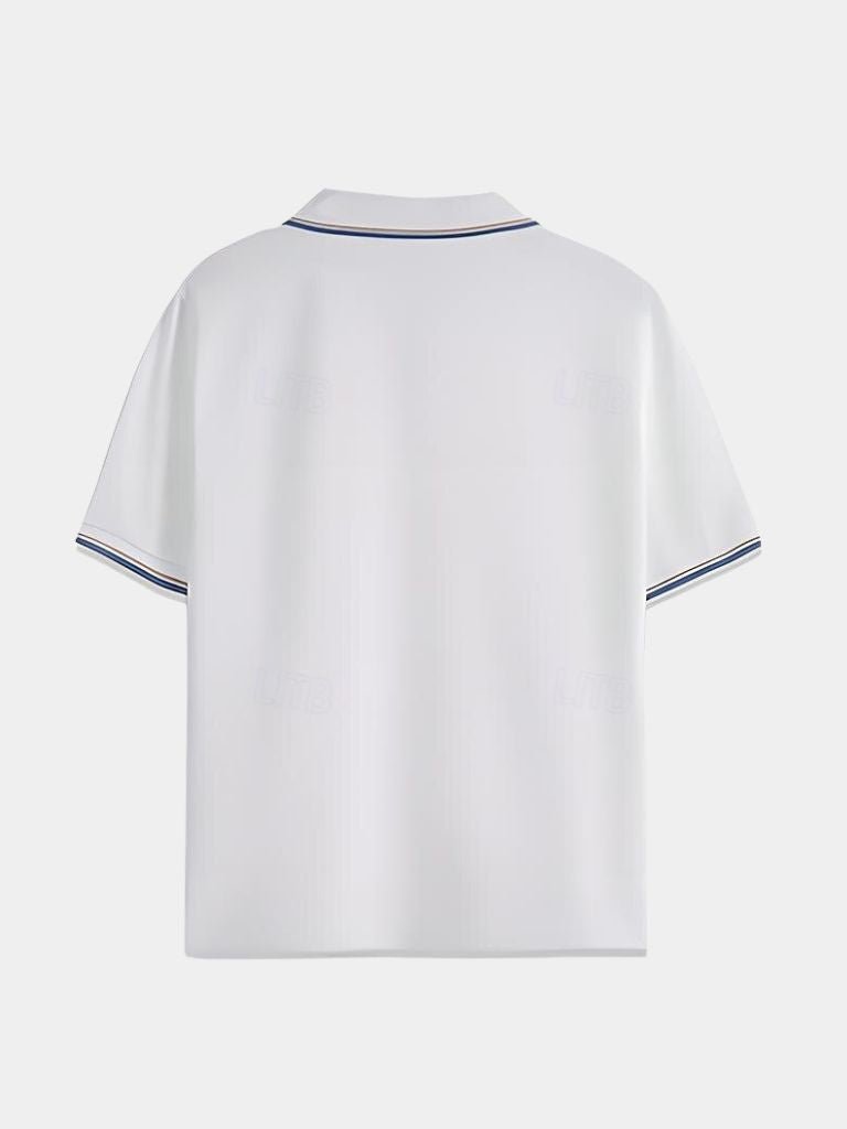 Timeless Black V-Neck Polo - Finley & Family