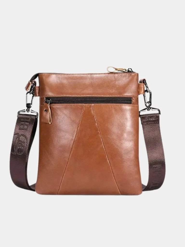 Finley & Family Classic Leather Shoulder Bag