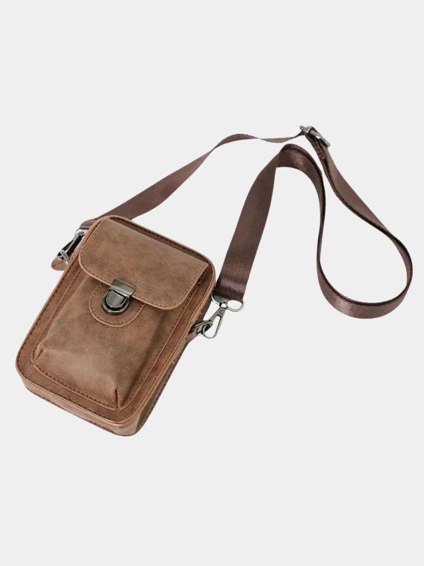 Finley & Family Mini Vintage Leather Crossbody Bag