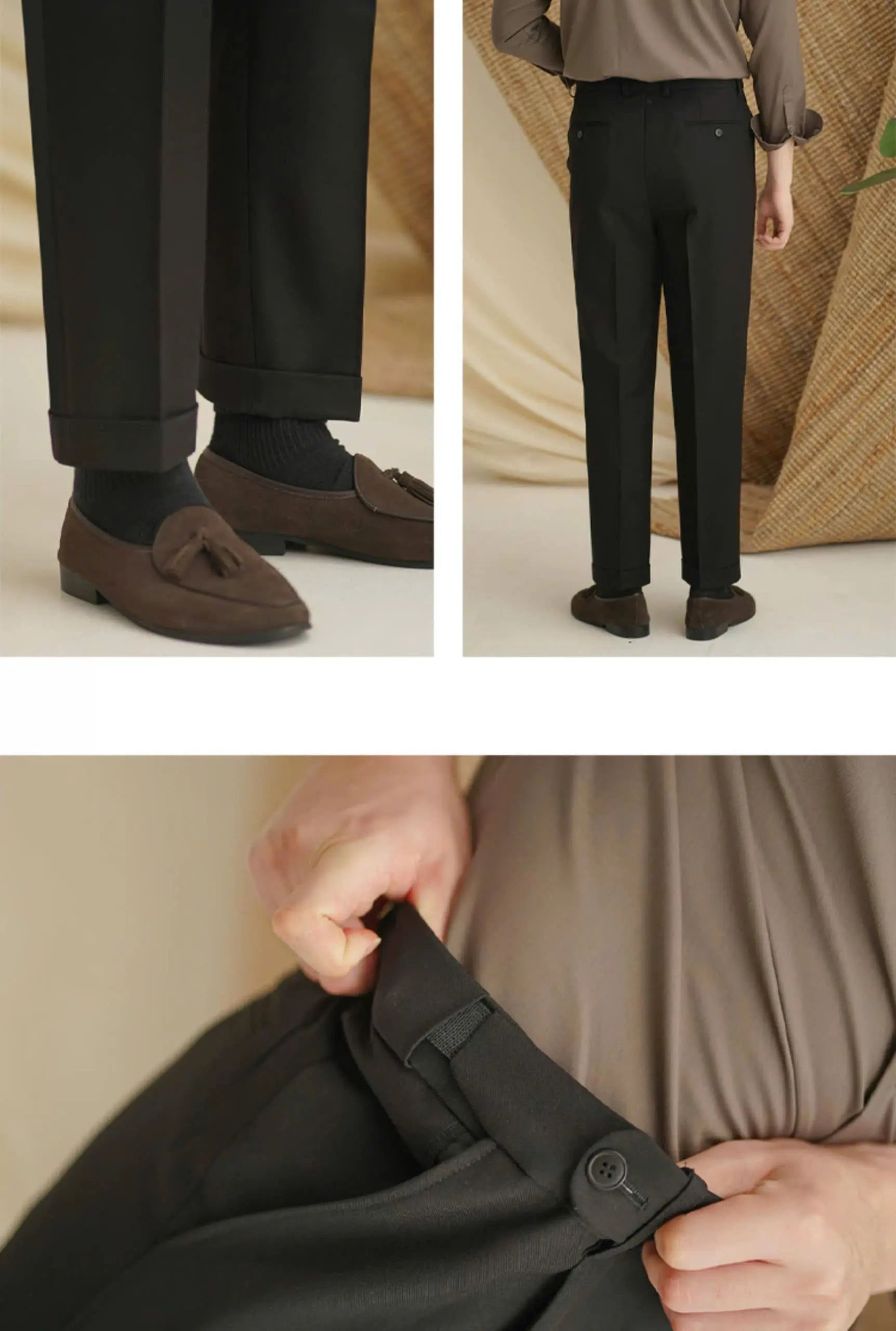 Premium Elastic Classic Trousers