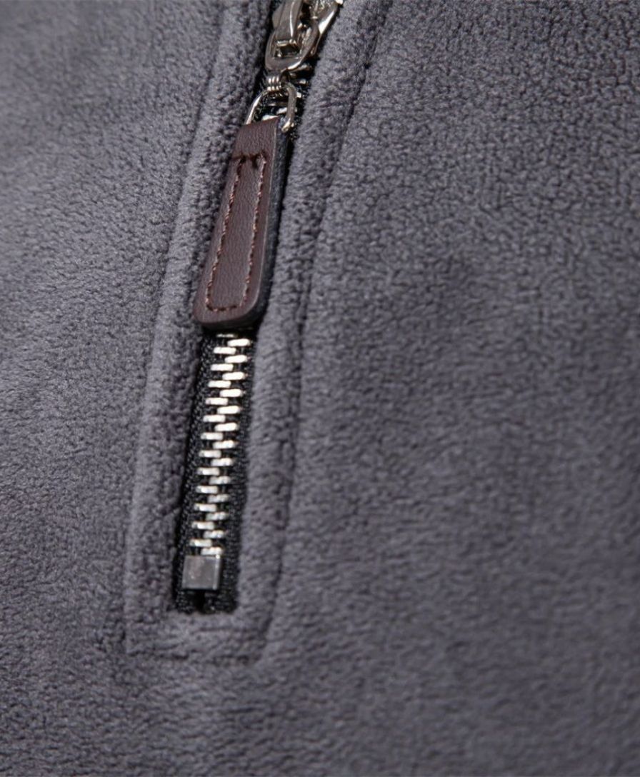 High Neck Zip Sweater Alpine - Finley & Family