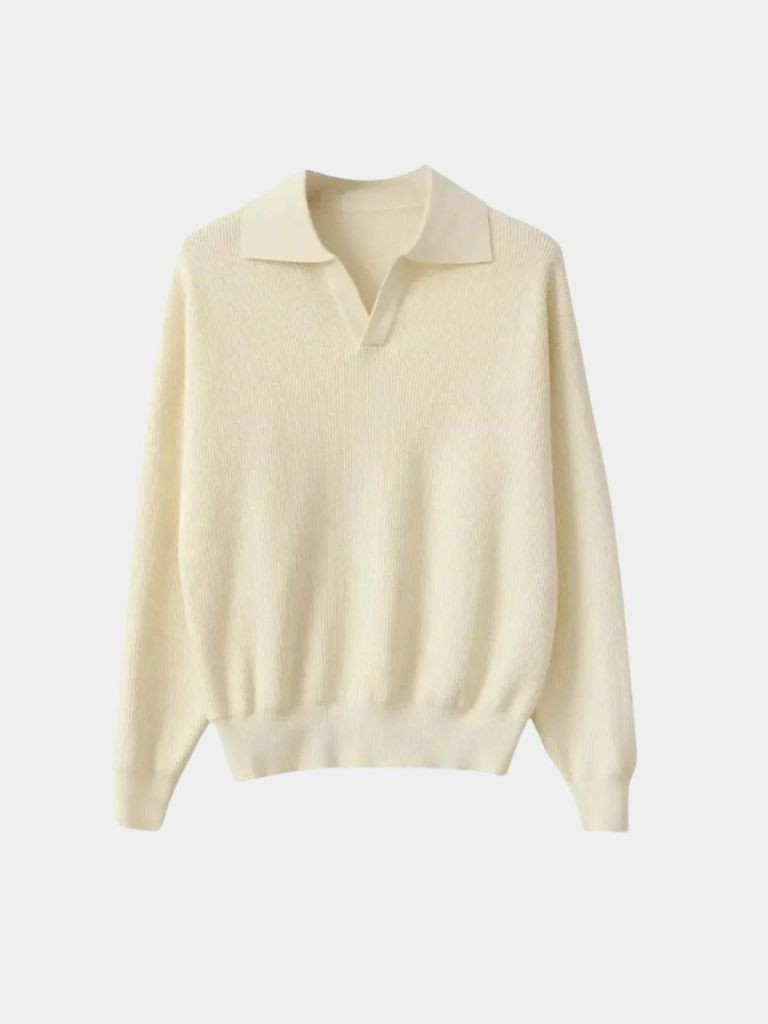 Men's V-Neck Polo Sweater - Finley & Family