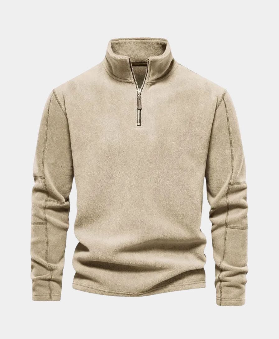 High Neck Zip Sweater Alpine - Finley & Family