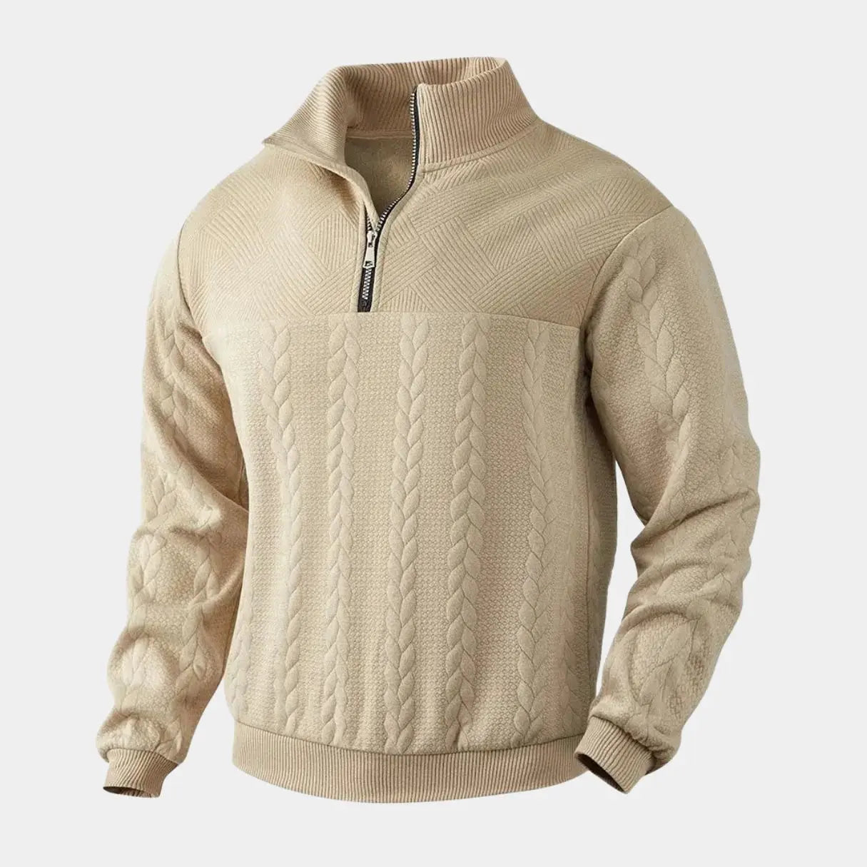 Henry Essential Zip Collar Sweater - Finley & Family