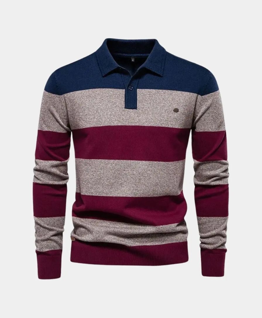 Colourful Hooded Sweatshirt with Half-Zip - Finley & Family