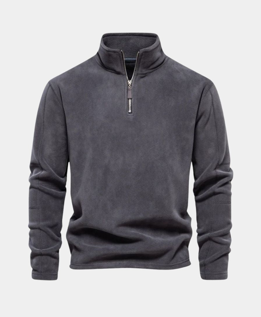 High Neck Zip Sweater Alpine - Finley & Family