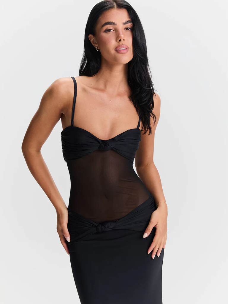 MAXI BLACK DESIRE DRESS