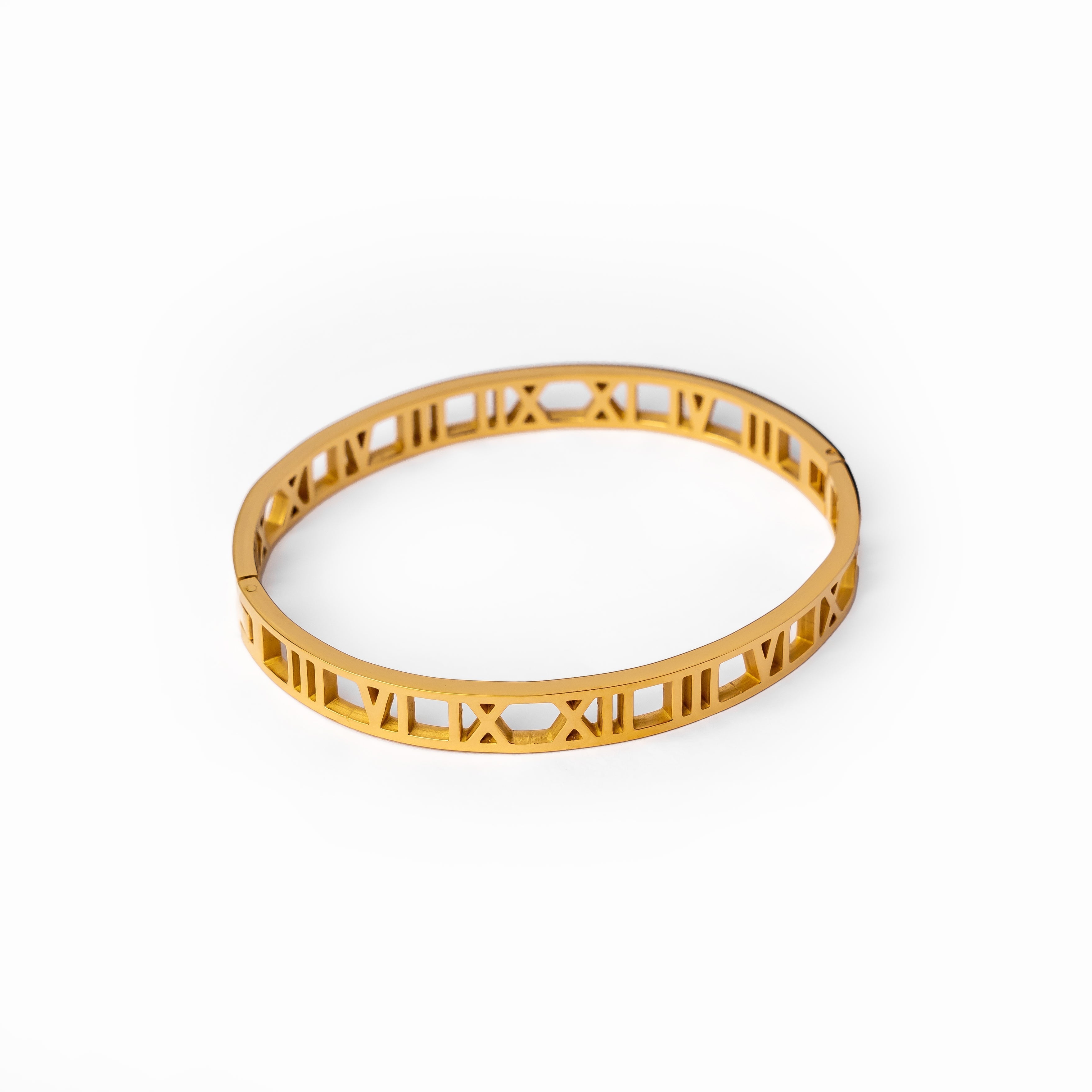 Numeric Gold Bracelet