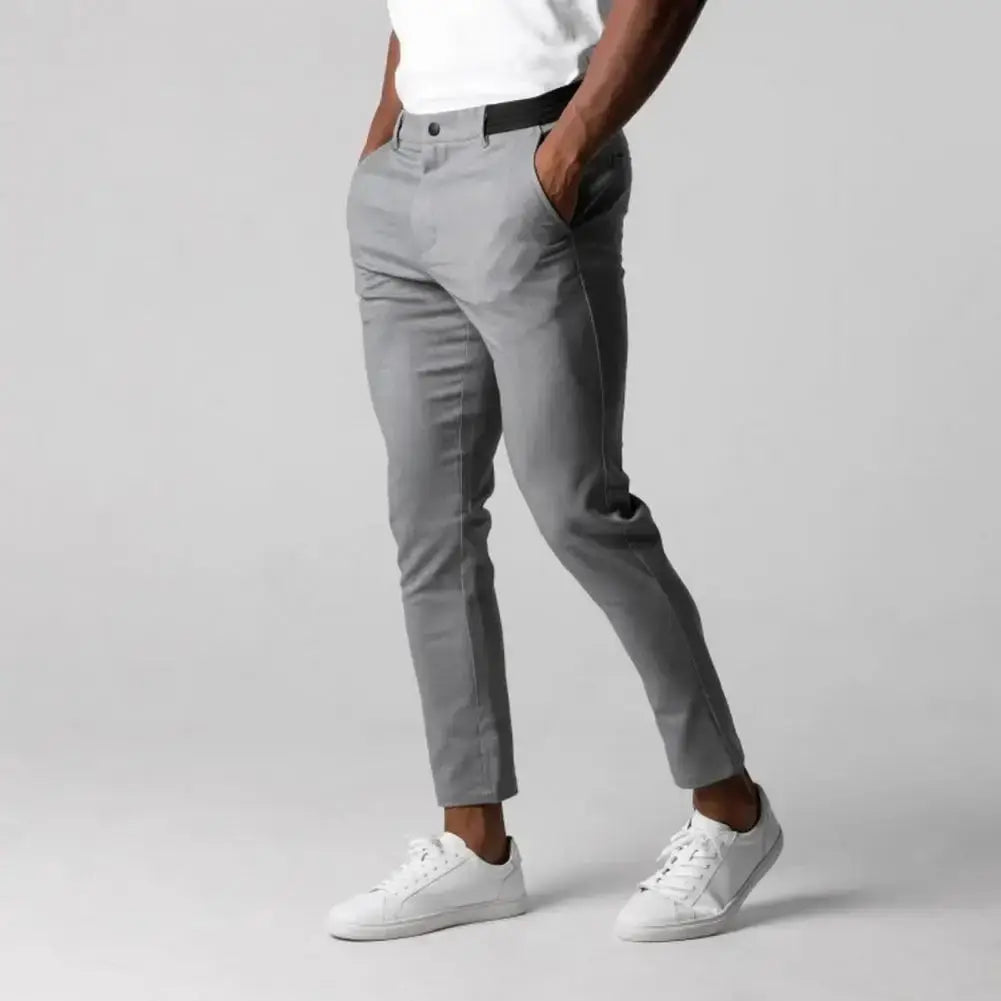Fitted Stretch Trousers
