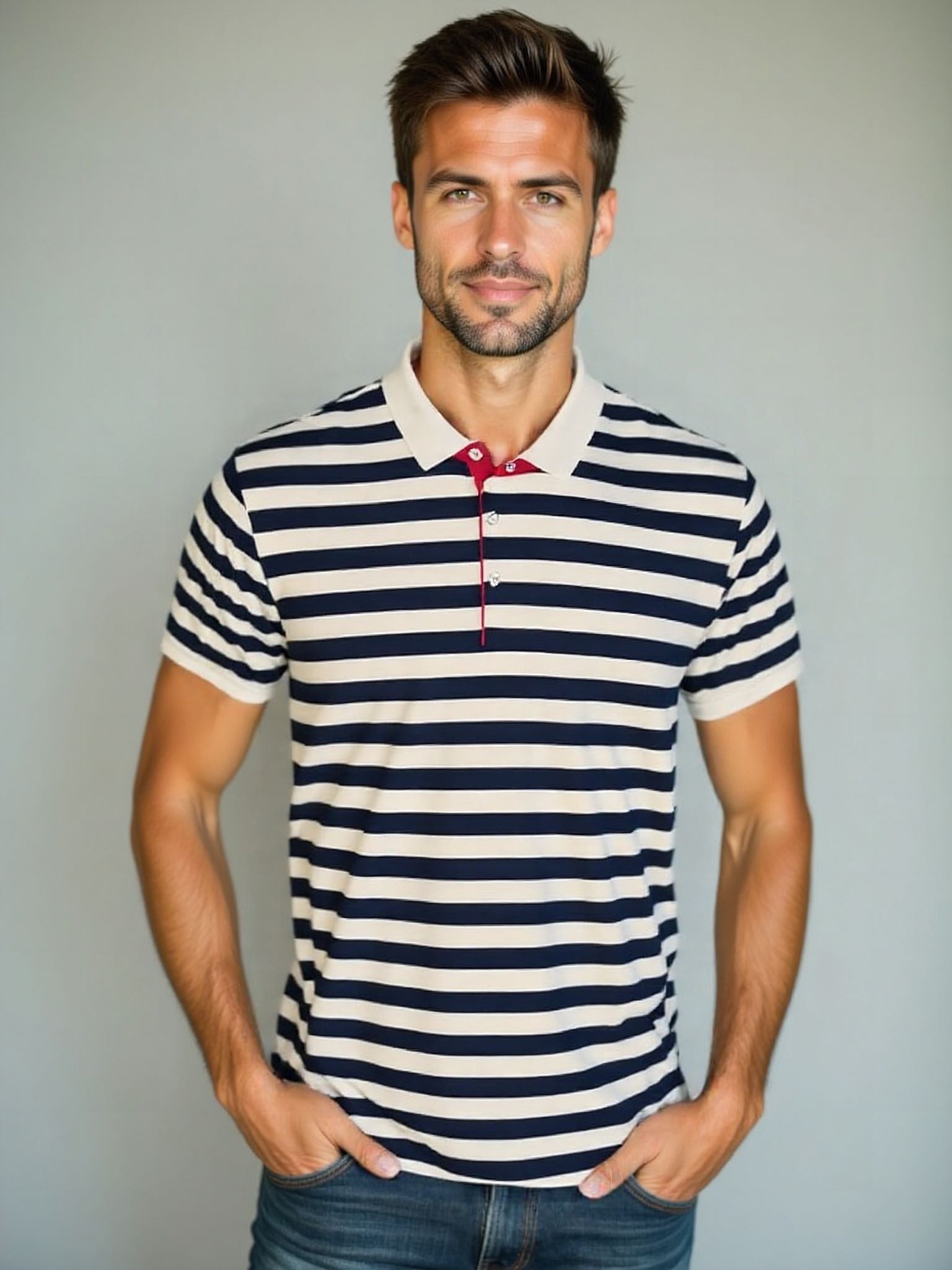 Striped Summer Polo - Finley & Family