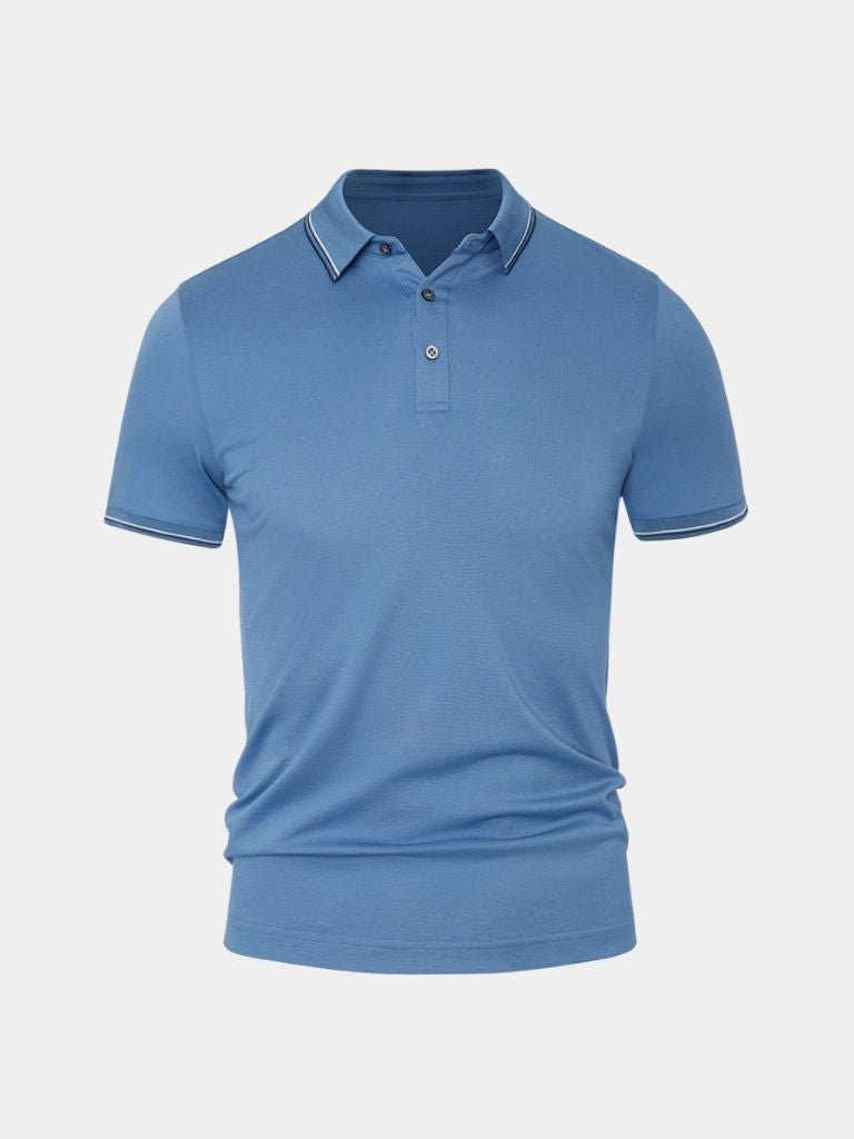 Classic Azure Polo – Finley & Family