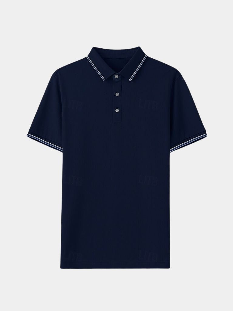 Classic Azure Polo – Finley & Family