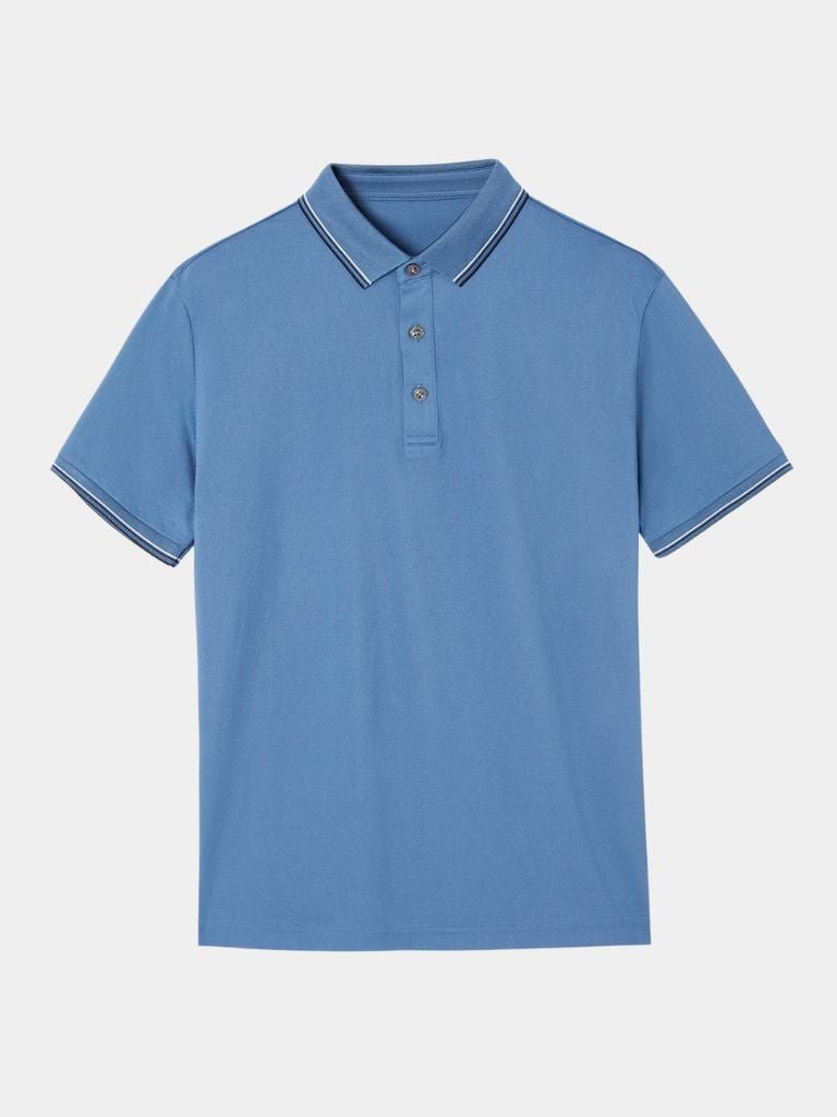 Classic Azure Polo – Finley & Family