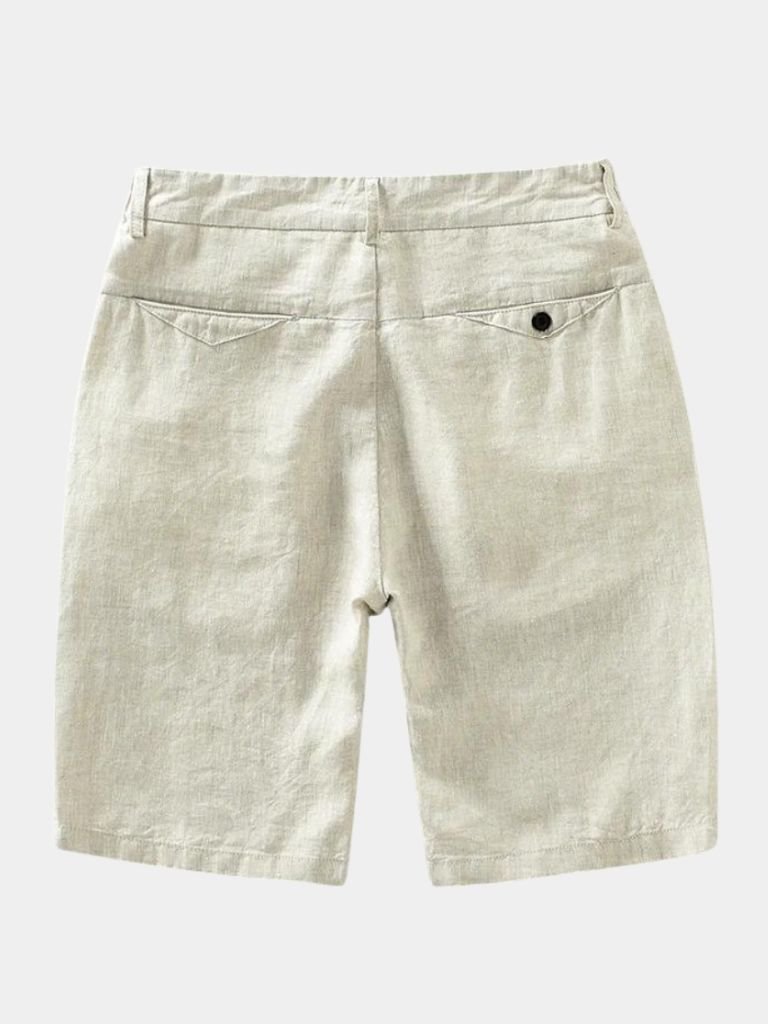 Horizon Blue Linen Shorts - Finley & Family