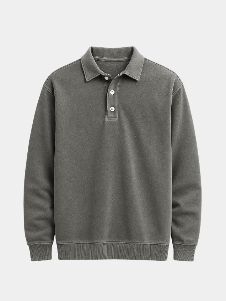 Canyon Mist Long Sleeve Polo – Finley & Family