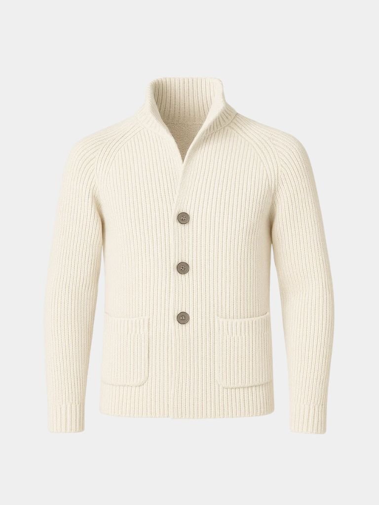 Finley & Family Classic Heritage Knit Jacket with Button Detail