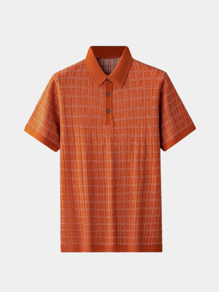 Classic Black Knit Polo - Finley & Family