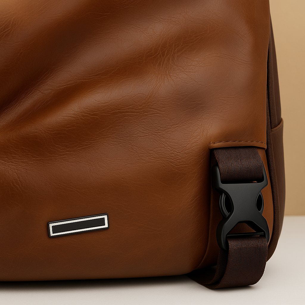 Classy leather anti-theft crossbody bag for men | Declan