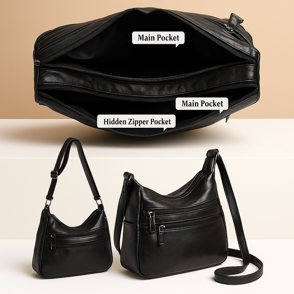 Compact anti-theft crossbody bag for women | Ella