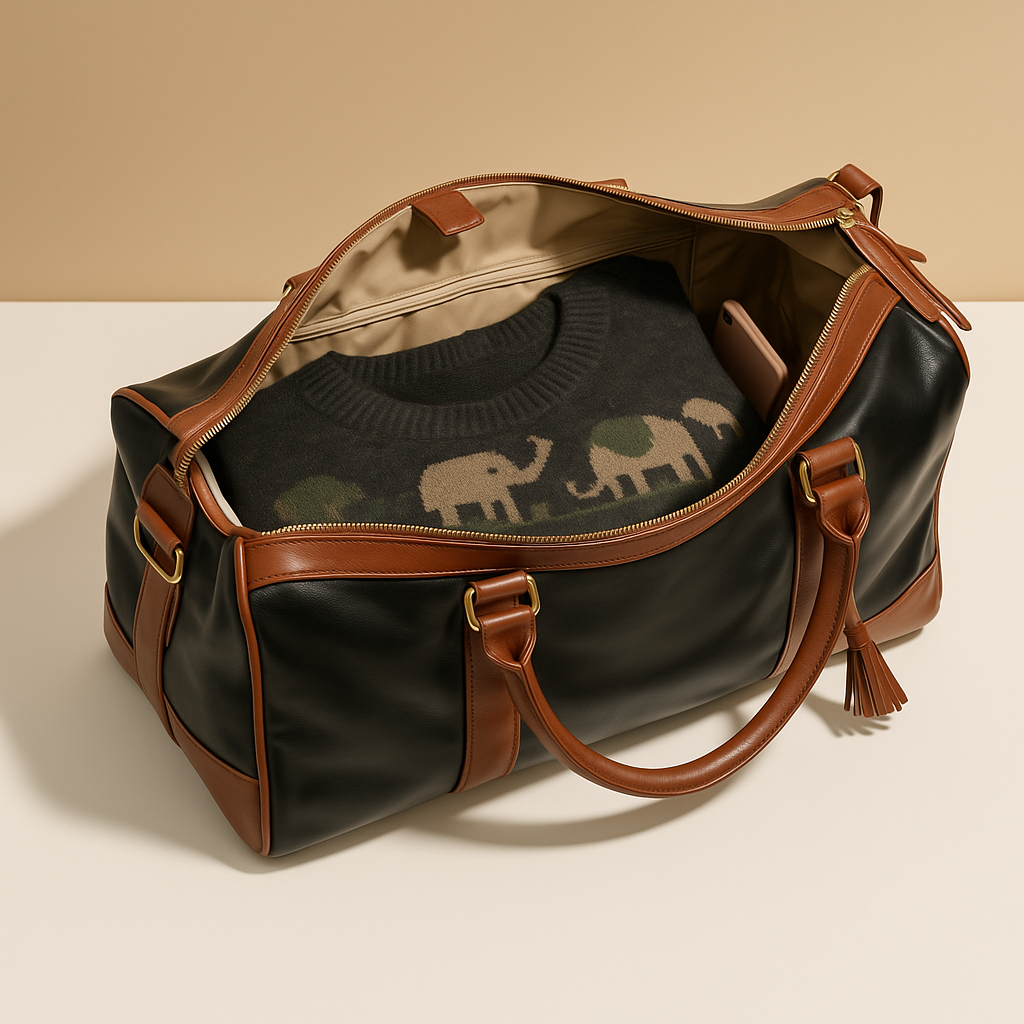 Convertible garment duffle bag for women | Amelia