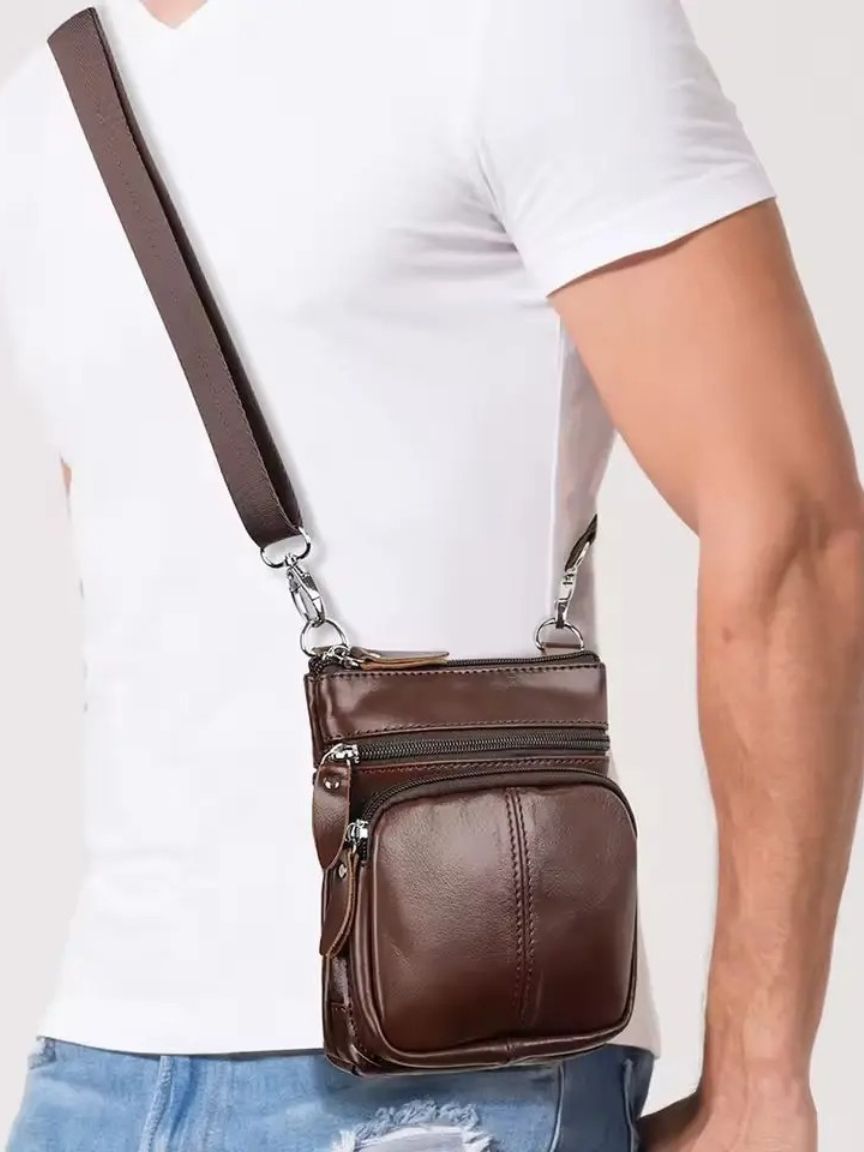 Finley & Family Leather Crossbody Bag
