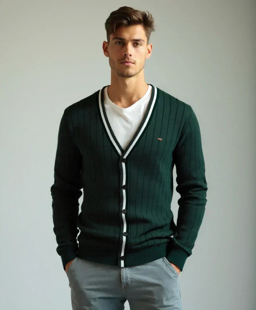 Cotton Sweater with Buttons - Finley & Family