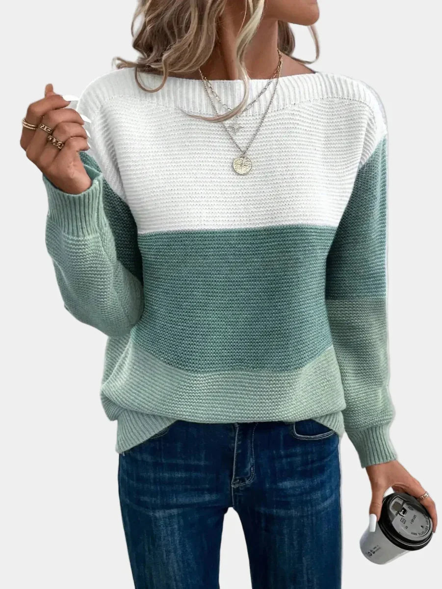 CYRALINE - CHIC OMBRE KNIT SWEATER