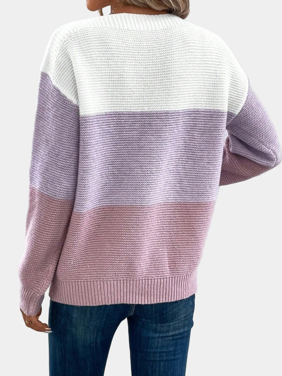 CYRALINE - CHIC OMBRE KNIT SWEATER