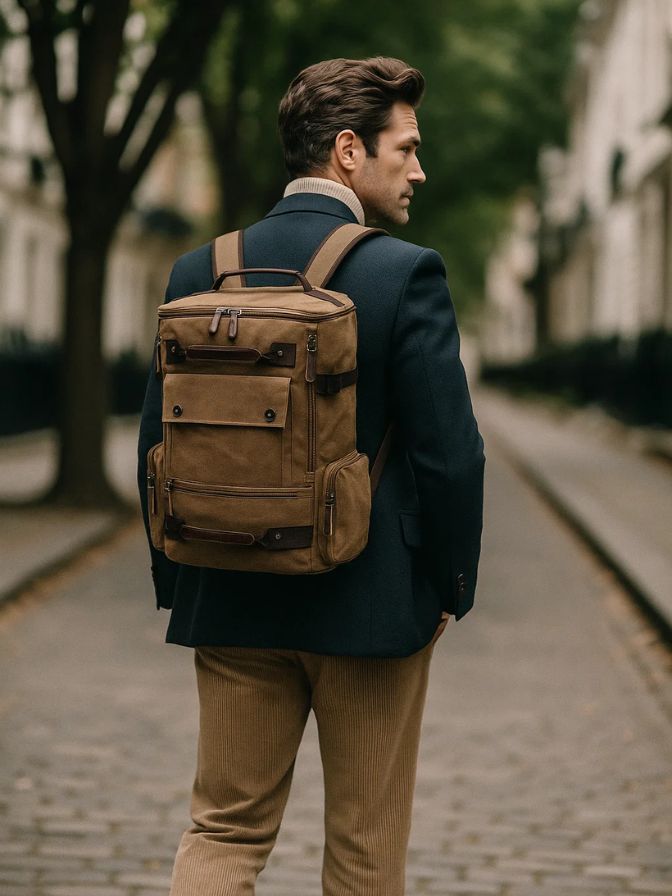 Finley & Family Vintage Backpack - Dune Vanguard Collection