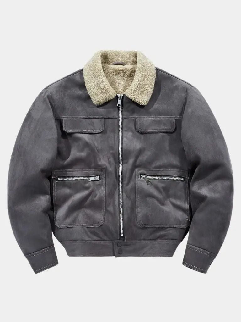 Finley & Family Essential Fleece Suede Jacket