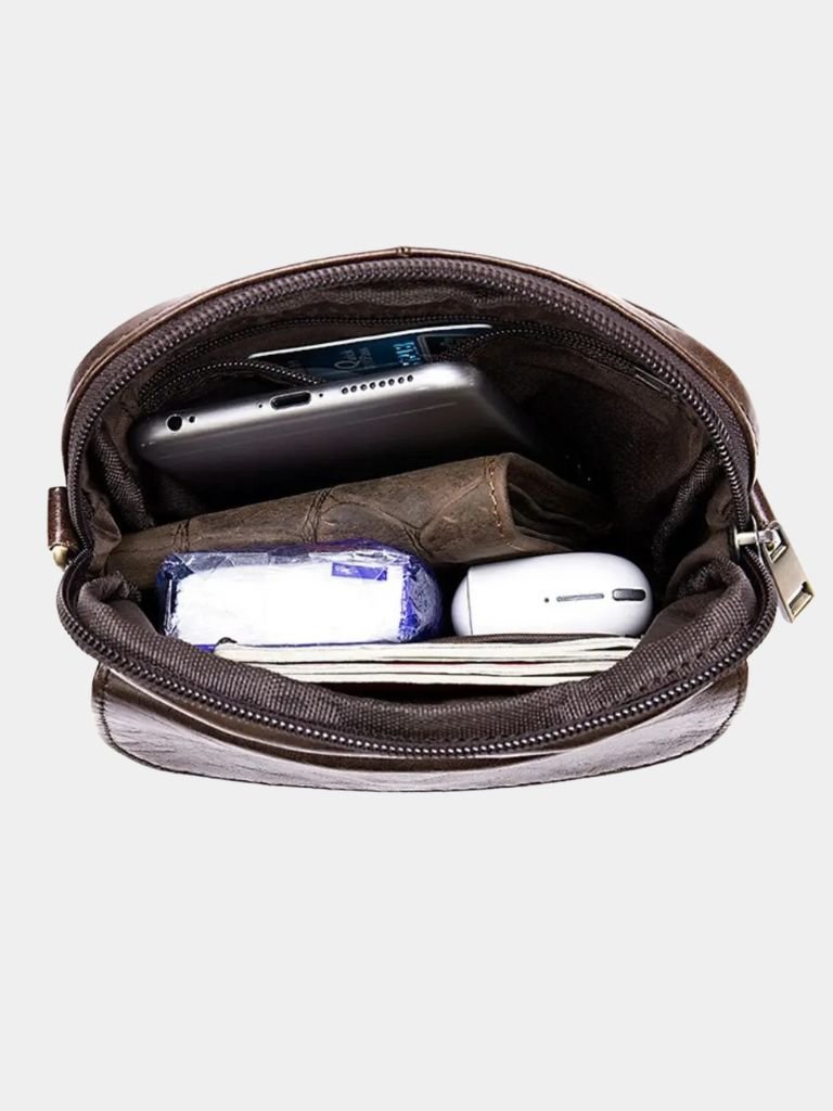 Finley & Family Essential Leather Crossbody Bag