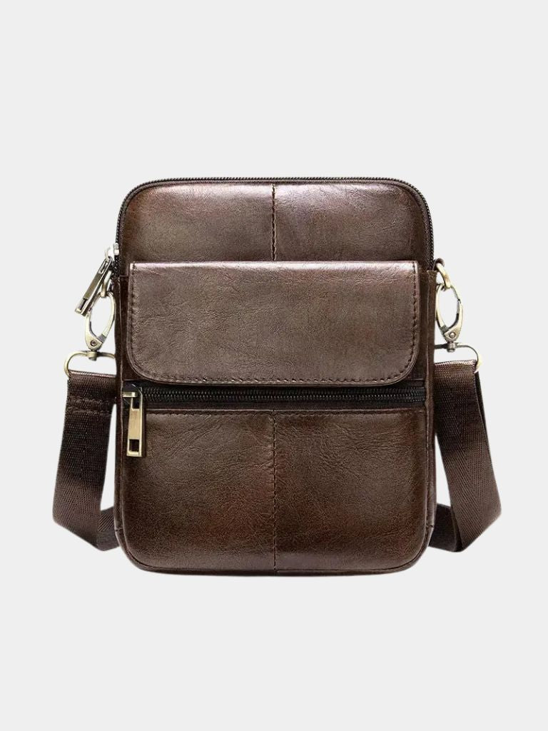 Finley & Family Essential Leather Crossbody Bag