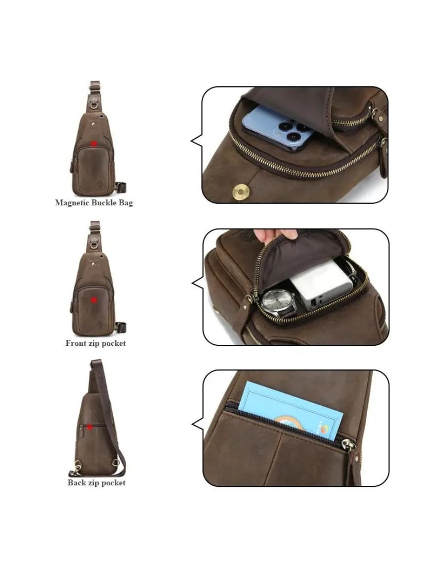 Finley & Family Essential Leather Shoulder Bag