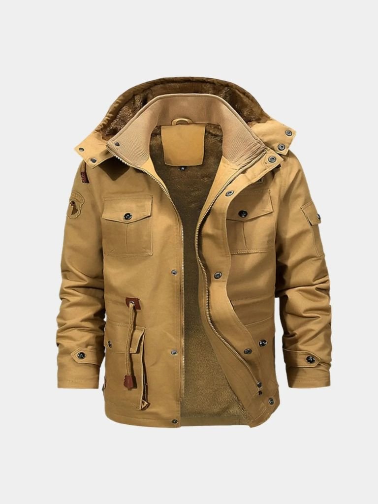 Finley & Family Fleece Hooded Bomber Jacket