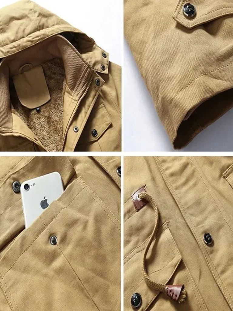 Finley & Family Fleece Hooded Bomber Jacket