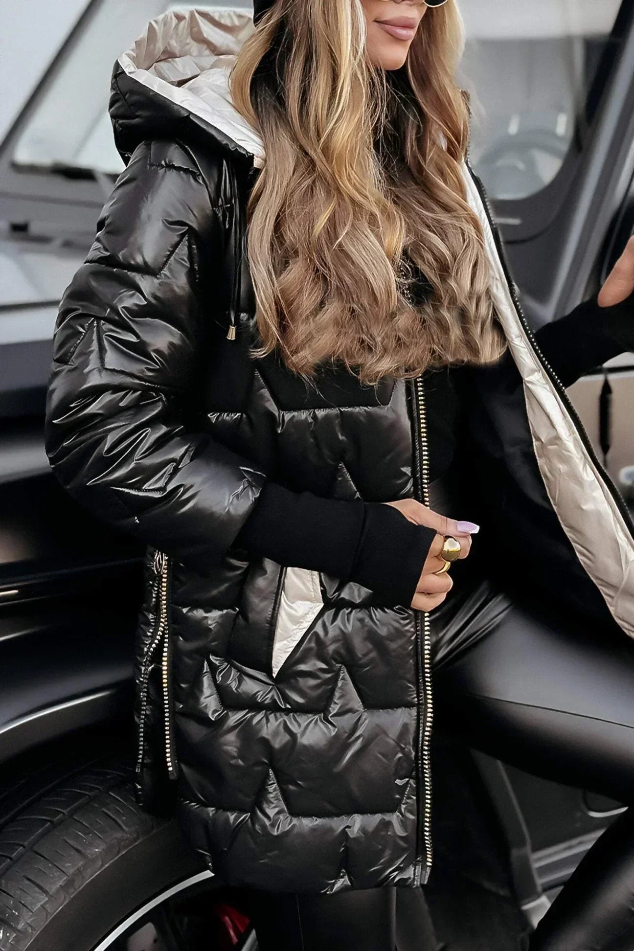MILA | Long Quilted Jacket