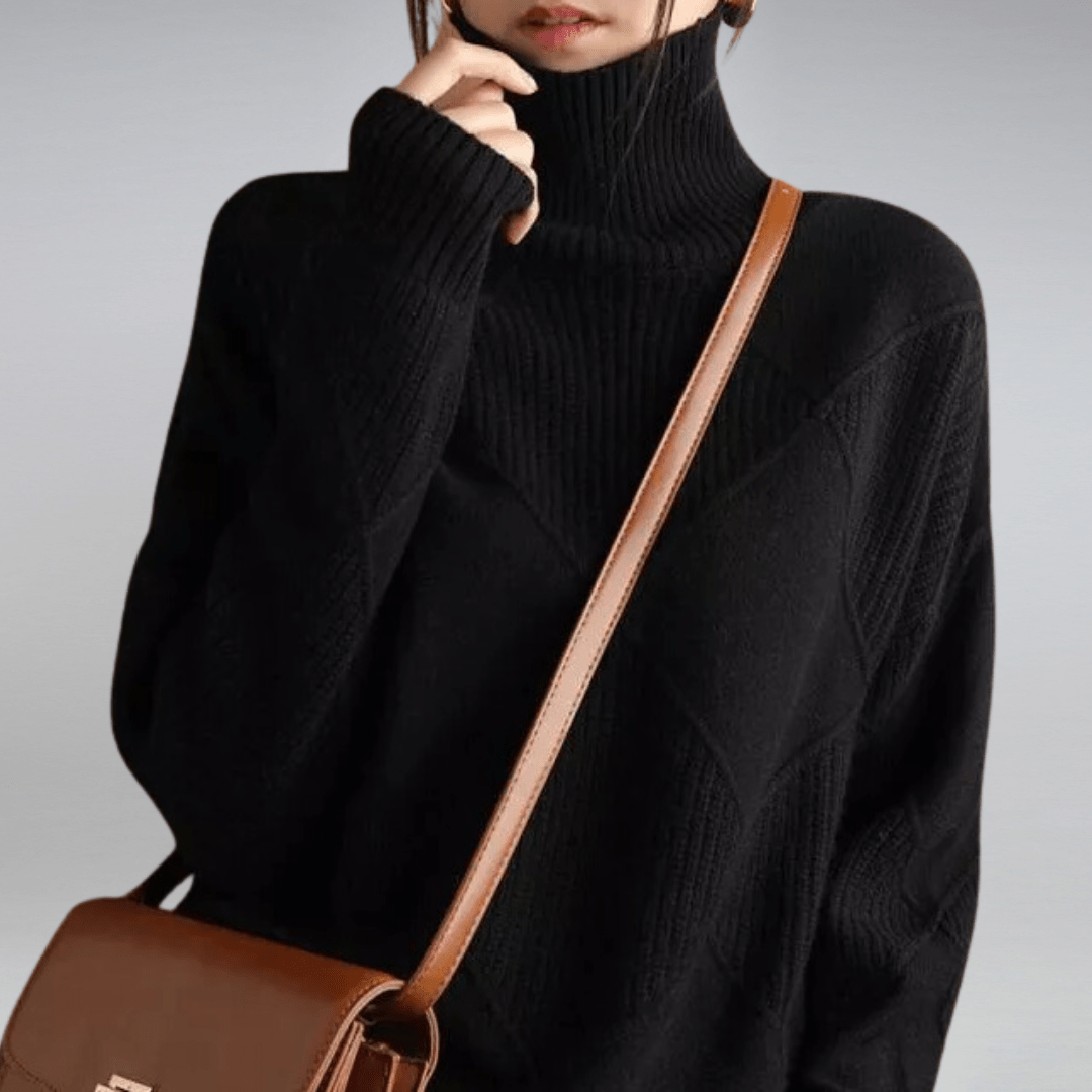 ISABELLE – ELEGANT TURTLENECK SWEATER FOR DAILY STYLE