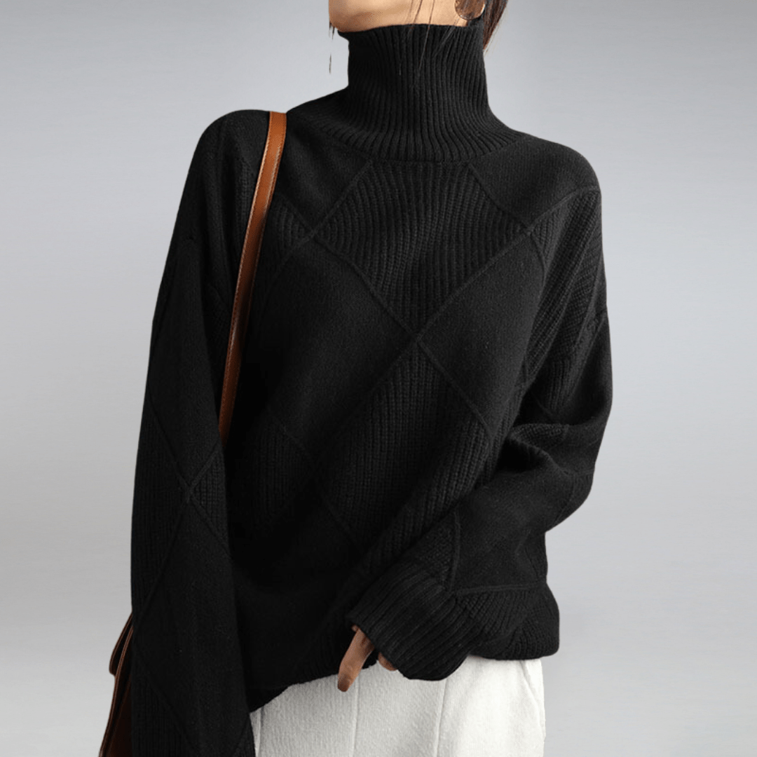ISABELLE – ELEGANT TURTLENECK SWEATER FOR DAILY STYLE