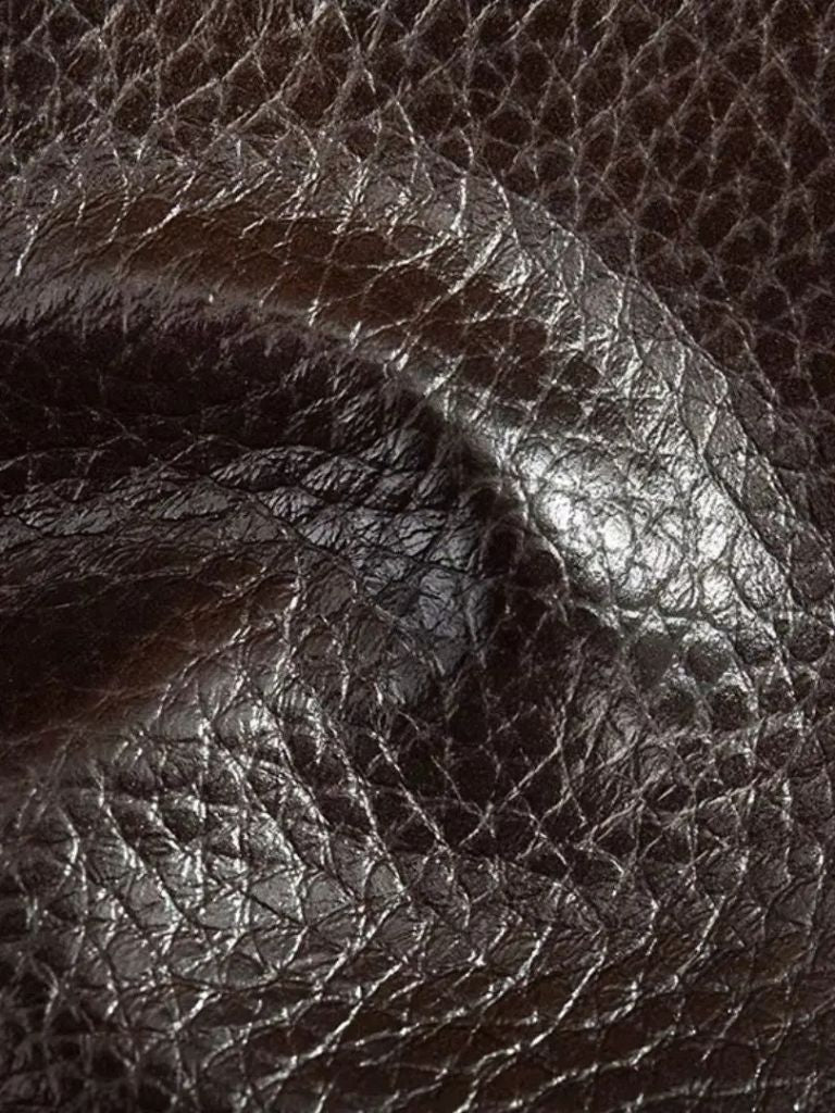 Cross and Crown Leather Handbag