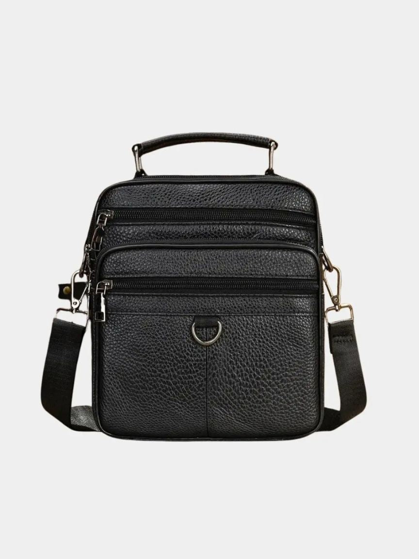 Finley & Family Men's Leather Crossbody Bag